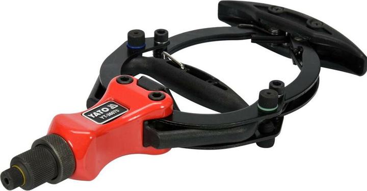 Productafbeelding Yato Professionele blindklinknageltang | 2,4-4,8 mm | UITERST KORT! Lengte: 190 mm | Voor klinknagels (21 mm)