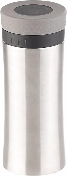 Rosenstein & Söhne 2in1-Edelstahl-Thermobecher mit French-Press-System (0.48 l)