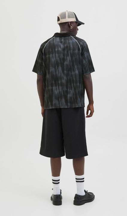 Produktbild Jack & Jones Jcoretreat Aop Mesh Open Collar Polo Ss (L)