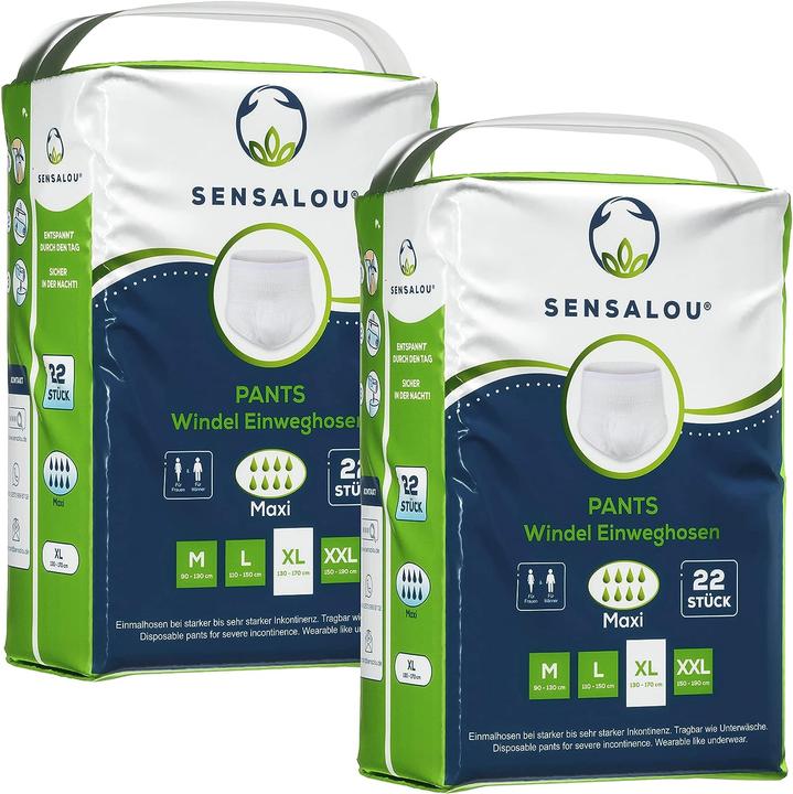 Actual product image Sensalou Nappies for adults Incontinence Pants (44 x, XL)