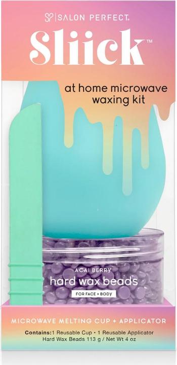 Salon Perfect At Home Waxing Kit Cup Spatula and Wax 113g (1 x)