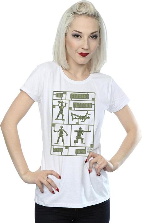 Actual product image Disney Womens/Ladies Toy Story The Plastic Platoon Cotton T-Shirt (XL)