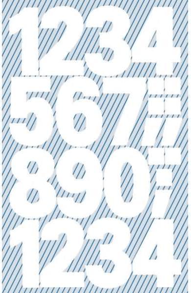 Immagine prodotto Z-Design Etichette numeriche