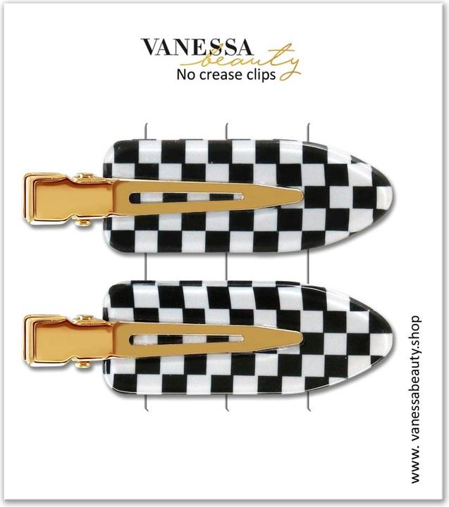 Actual product image Vanessa Beauty Seamless Clips - Dice Set (Hair tie, Emblazonments)