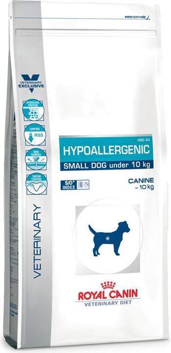 Royal Canin Hypoallergenic Small Dog Dry dog food paukštiena 1kg (Adult, 1 Stk., 1000 g)