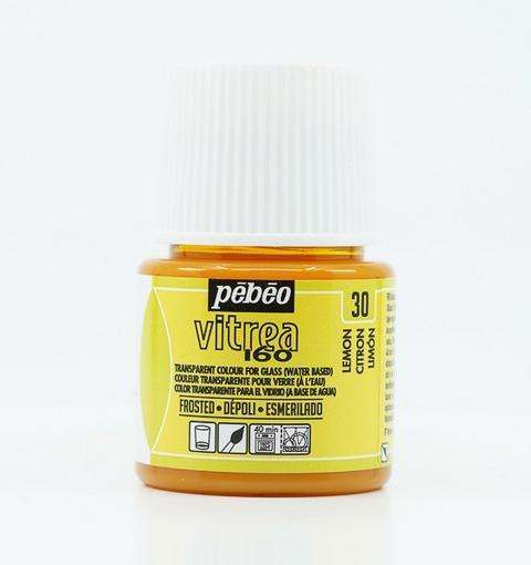 Immagine prodotto Pebeo Vitrea 160 Satinati Effetto Ghiaccio Limone (Limone, 45 ml)