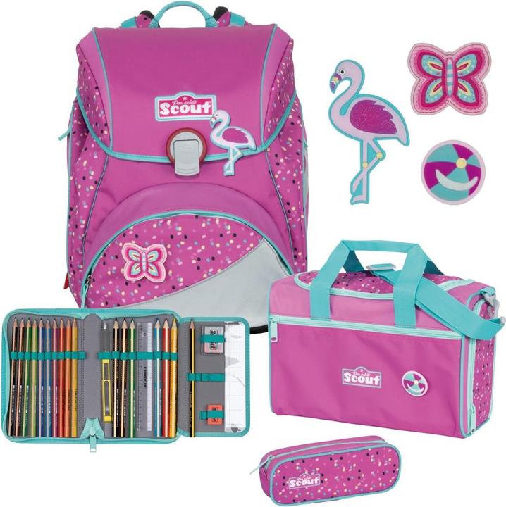 Produktbild Scout Alpha Schulrucksack Set Flamingo (20.50 l)