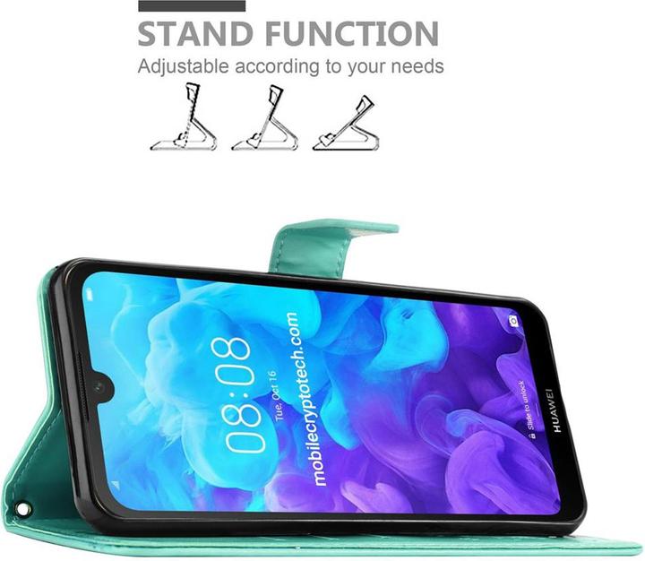 Immagine prodotto Cadorabo Copertina del libro di fiori (Huawei Y6 Pro)