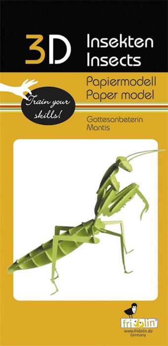 Image du produit Fridolin Modèle papier 3-D "Mante religieuse