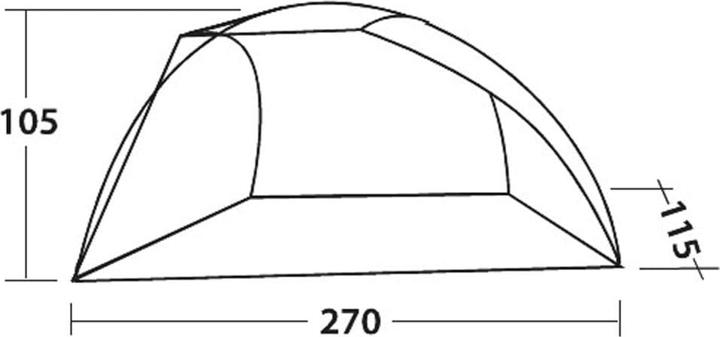Actual product image Easy Camp Yasmine (beach tent, 1.30 kg, 2 persons)