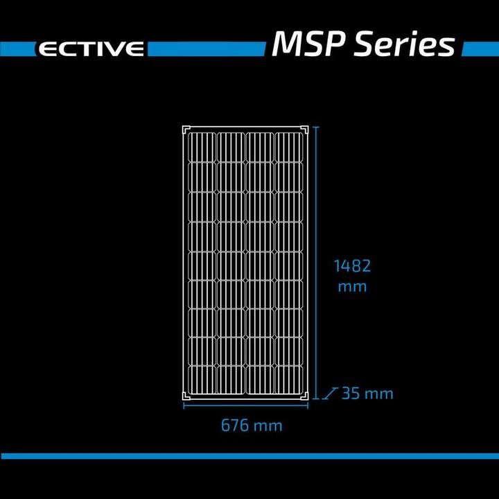 Immagine prodotto Ective Pannello solare 190W 12V mono Pannello solare Cella solare Modulo fotovoltaico invece di 200 Watt (190 W, 11.10 kg)