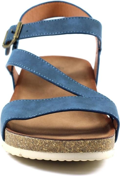 Actual product image Lunar Womens/Ladies Cluster Wedge Sandals (39)