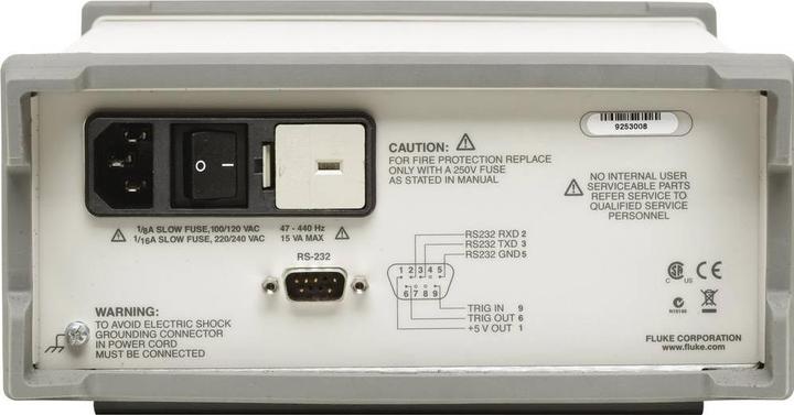 Actual product image Fluke Bench multimeter 08A 240V (CAT I 1000V, CAT II 600V)
