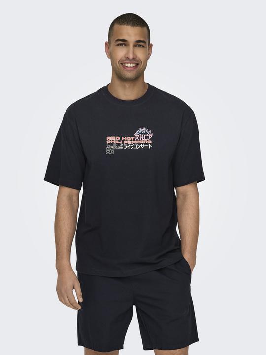 Produktbild Only & Sons Locker geschnitten Rundhals T-Shirt T-shirt (XL)
