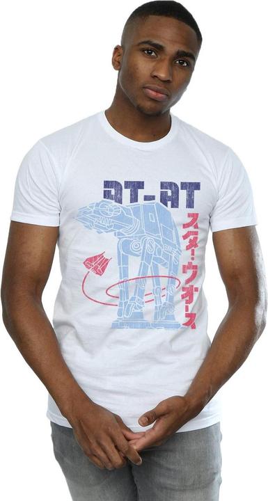 Actual product image Star Wars Mens Kanji AT-AT T-Shirt (M)
