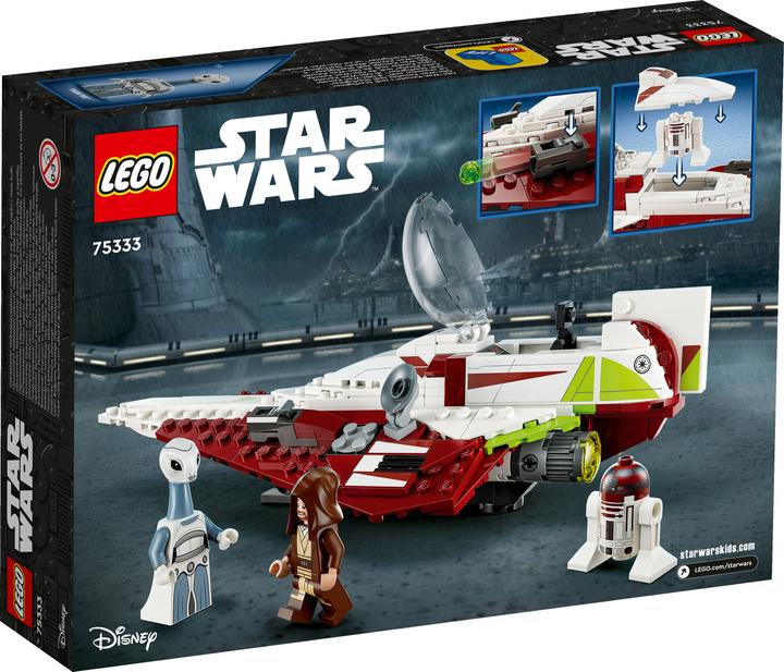 Actual product image LEGO Obi-Wan Kenobi's Jedi Starfighter (75333, LEGO Star Wars)