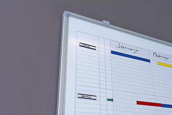 Produktbild eurokraft basic Jahresplaner, neutral (1200 x 900 mm)