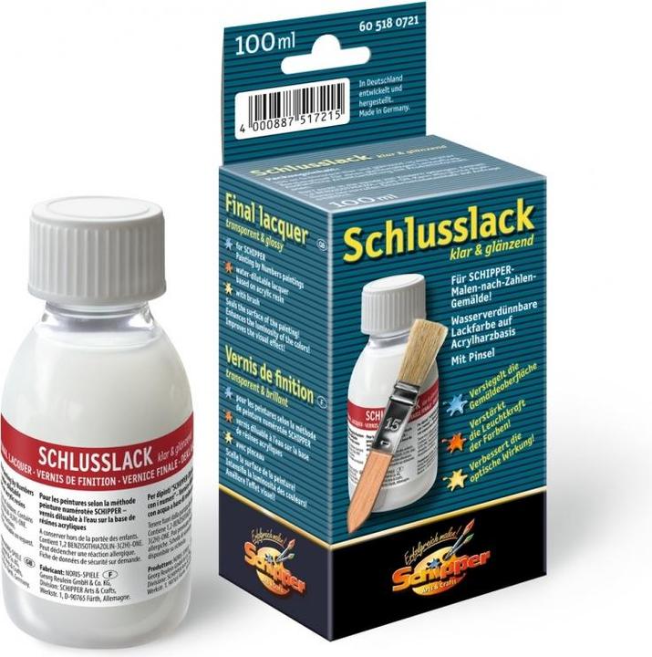 Actual product image Schipper Painting by numbers: Final varnish clear & glossy