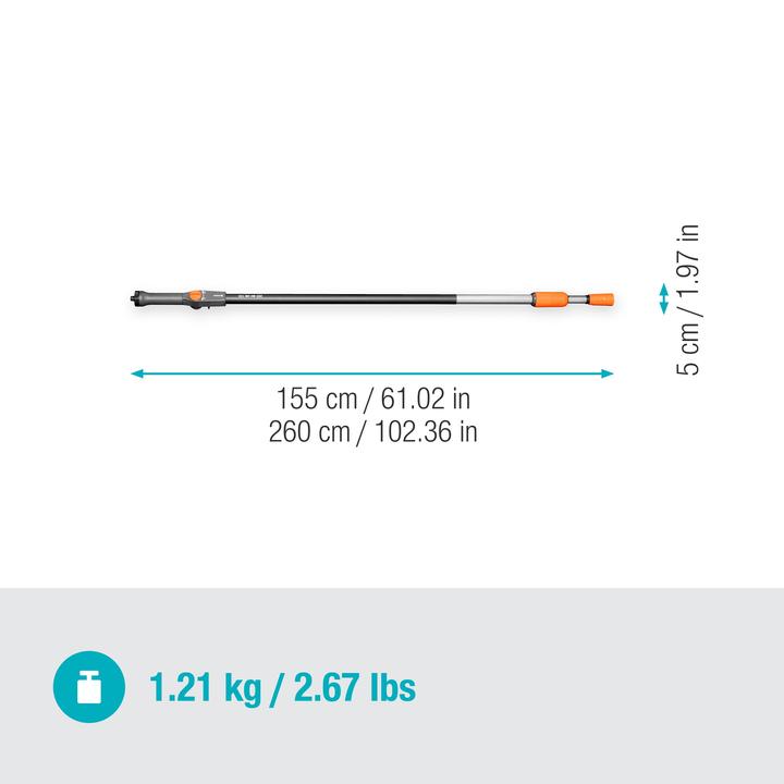 Actual product image Gardena Telescopic handle (2.60 m)