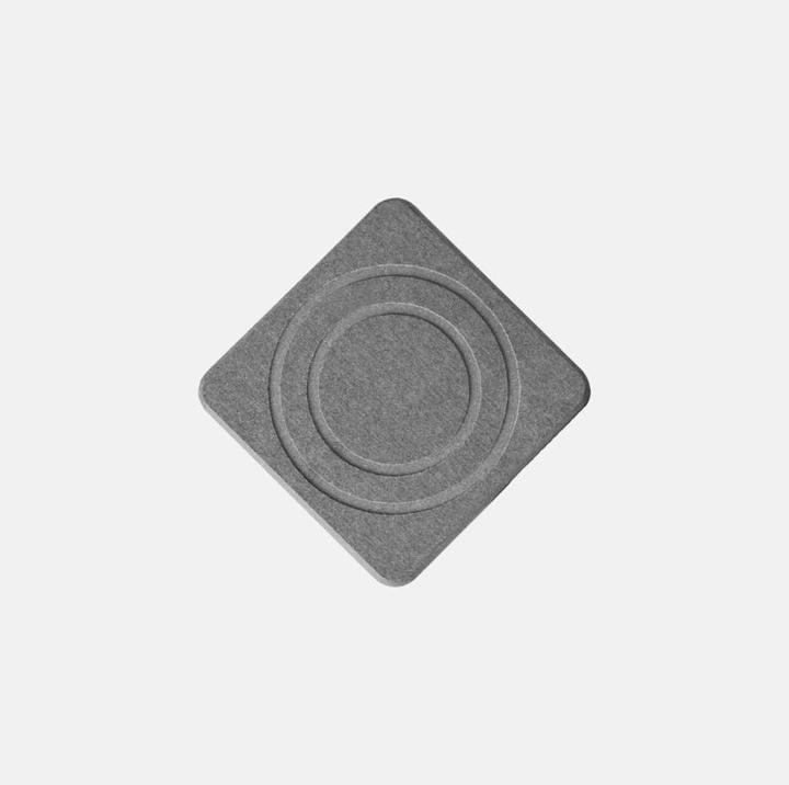 Image du produit Moonstone Alba Dessous de verre gris foncé (1 x, Dessous de verre)