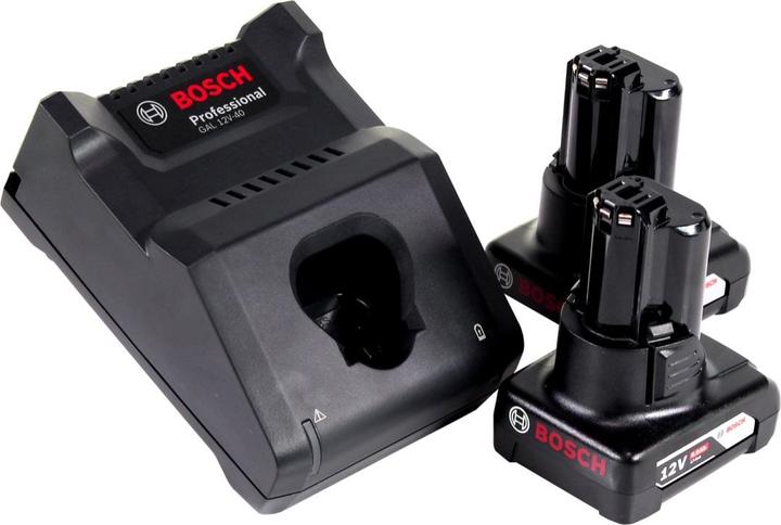 Schnellladegerät GAL 12V-40, 2x Akku GBA 12V 6.0Ah (1 600 A00 X7H)
