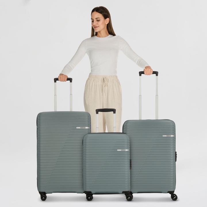 Image du produit American Tourister Liftoff 4 Rollen Kofferset 3-teilig mit Dehnfalte (208 l, XL (à partir de 115l))