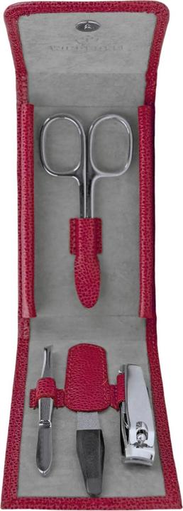 Produktbild Windrose 803867.06 - 4-teilig Maniküretui Beluga beere (Leder)