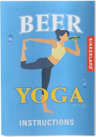 Actual product image Kikkerland Beer Yoga (English)