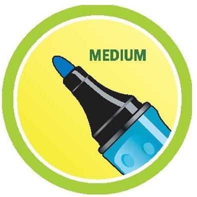 Produktbild STABILO Cappi Filzstift mit Kappenring (Sortiert, 24 x)
