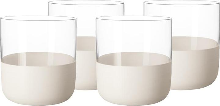 Productafbeelding Villeroy & Boch Shotglas, set van 4 Vervaardiging Rock blanc (0.80 dl, 4 x, Borrelglas)