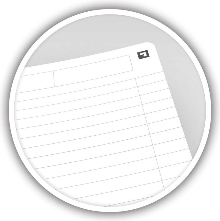 Image du produit Oxford Livre à spirale Smart Black (A5, Blanc, Couverture souple)