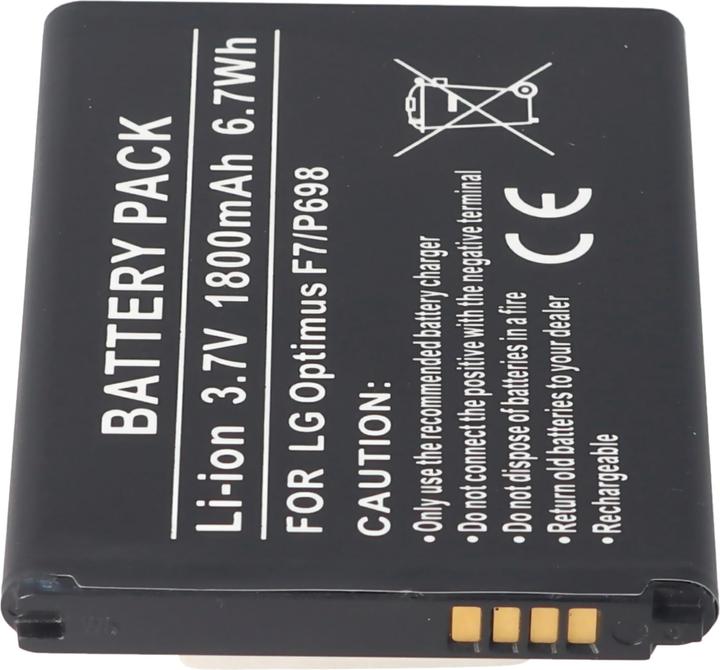 Actual product image LG Optimus F7 battery, Optimus LTE 3, BL-54SH