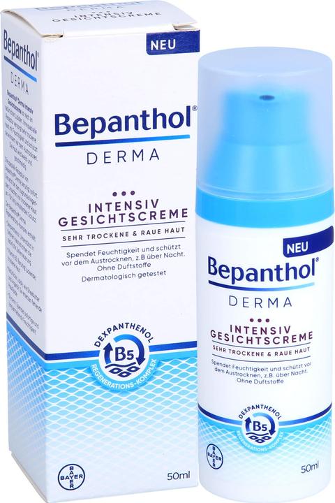 Produktbild Bepanthol Derma Intensiv Gesichtscreme, 1X50 ml CRE (50 ml, 24h Creme)