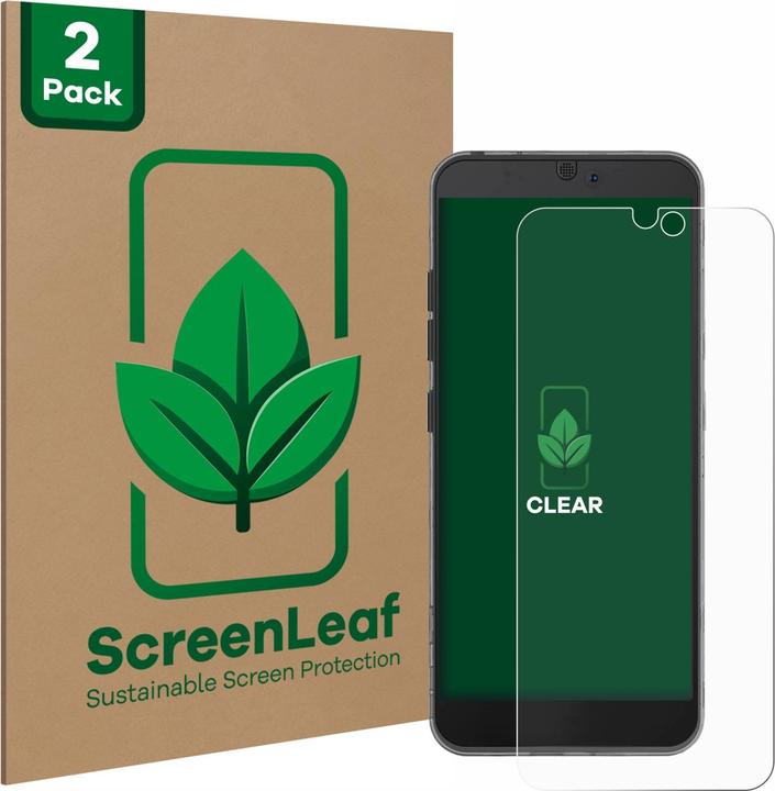 Productafbeelding ScreenLeaf Beschermfolie duurzame screenprotector screenprotector folie helder transparant (2 Stuk, Fairphone 3)