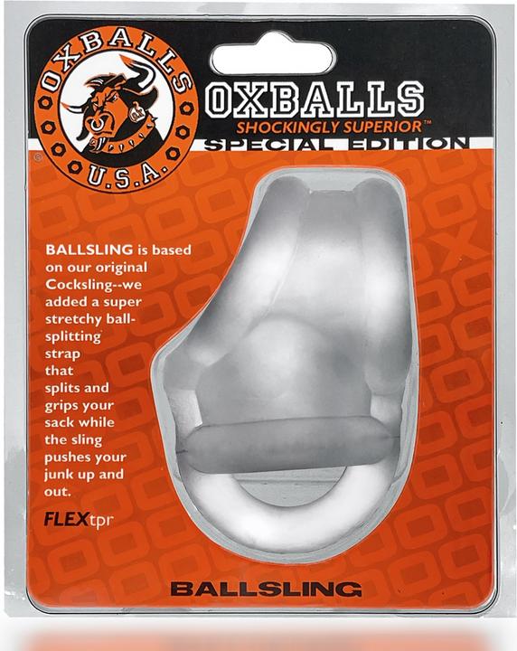 Actual product image Oxballs Ballsling - Stretchy Cocksling with Ball-Splitting Strap