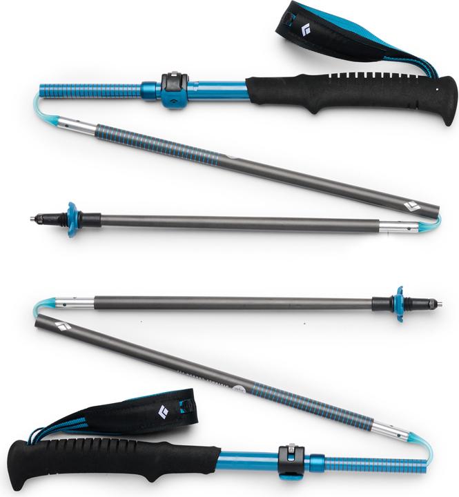 Image du produit Black Diamond Trekkingst?cke Distance Carbon FLZ (anthrazit/blau, 1 Paar, 125-140 cm) (125 - 140 cm)