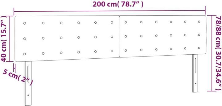Actual product image VidaXL Kalli (200 x 5 x 88 cm)