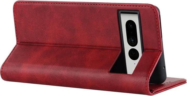 Productafbeelding Cover-Discount Google Pixel 7 Pro - Stand Flip Case Cover rood (Google Pixel 7 Pro)