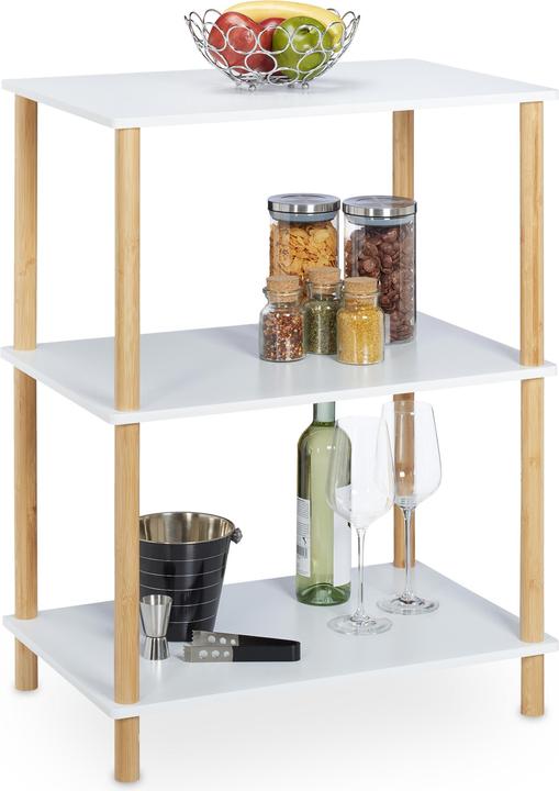 Actual product image Relaxdays Standing shelf (60 x 40 x 79 cm)
