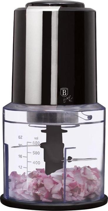 BerlingerHaus Mini hachoir 0.6L Black Silver Collection (600 ml, 300 W)