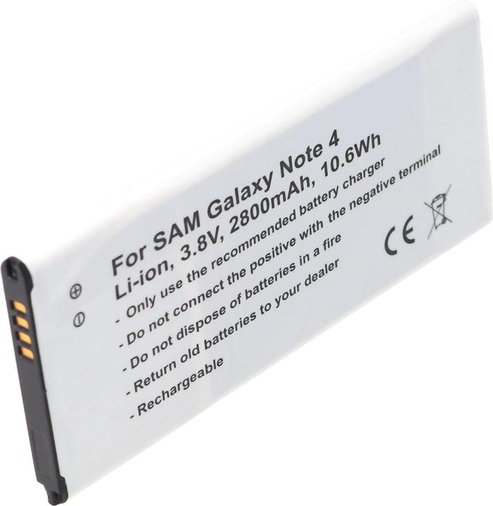 Image du produit AccuCell Batterie Samsung Galaxy Note 4 Batterie avec NFC