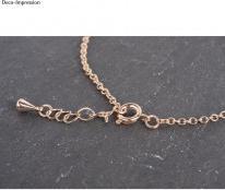 Produktbild Rayher Metall Gliederkette m. Verschluss, 2mm ø, roségo (Metall)