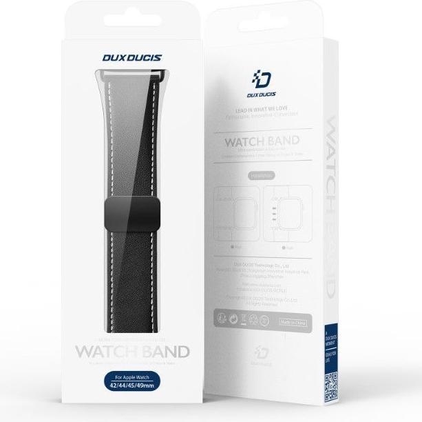 Actual product image Dux Ducis YA Strap (38 mm, 40 mm, 41 mm, Genuine leather, Apple Watch Series 1, Apple Watch Series 2, Apple Watch Series 3, Apple Watch Series 4, Apple Watch Series 5, Apple Watch Series 6, Apple Watch Series 7, Apple Watch Series 8, Apple Watch Series 9, Apple Watch SE)