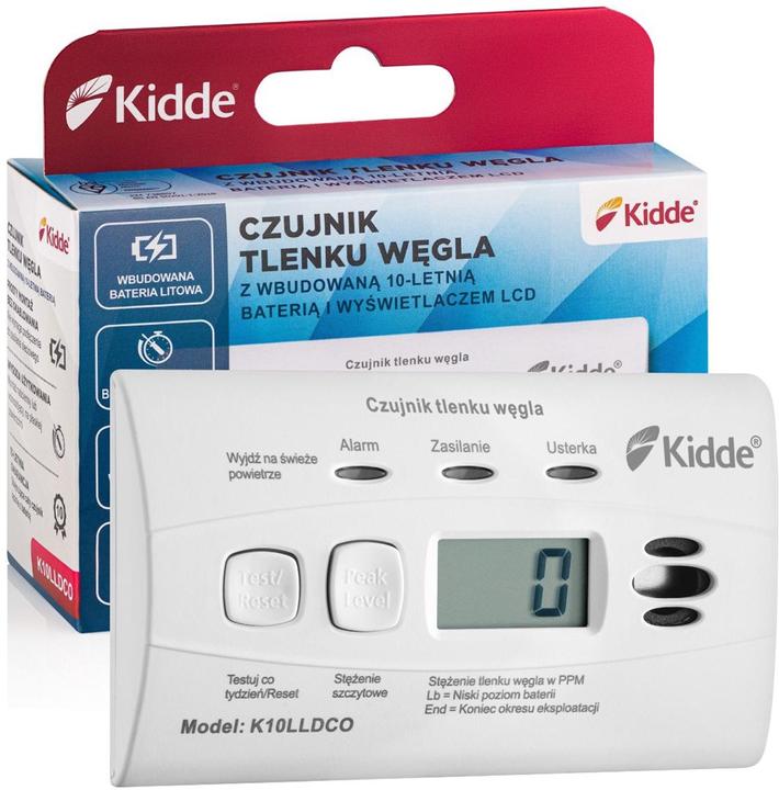 Produktbild Kidde Czujnik czadu z wyświetlaczem K10LLDCO