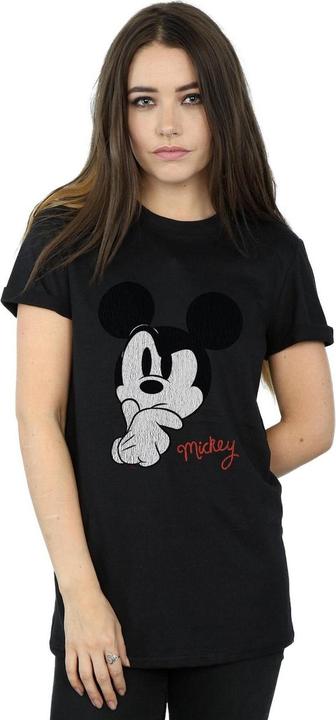 Immagine prodotto Disney Mickey Mouse Distressed Ponder Maglietta Ampia Donna (3XL)