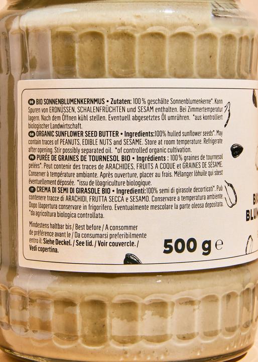 Produktbild KoRo Bio Sonnenblumenkernmus aus geschälten Sonnenblumenkernen (500 g)