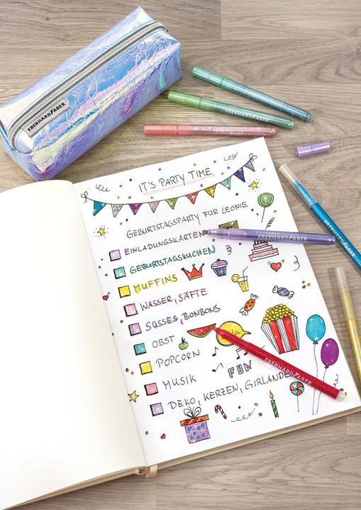 Image du produit EberhardFaber Crayon fibre Glitter (Multicolore, 16 x)