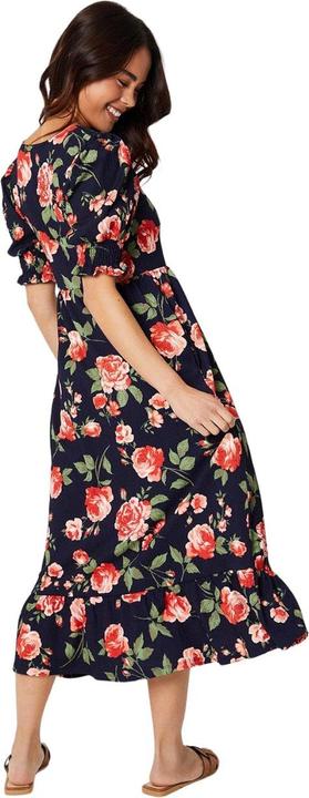 Actual product image Dorothy Perkins Womens/Ladies Floral Tiered Petite Midi Dress (36 D)