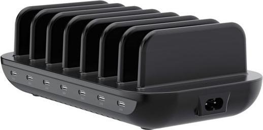 Image du produit Conceptronic Ladegerät 7Port 160W,7xUSB-C, PD 3.0 schwarz (160 W)