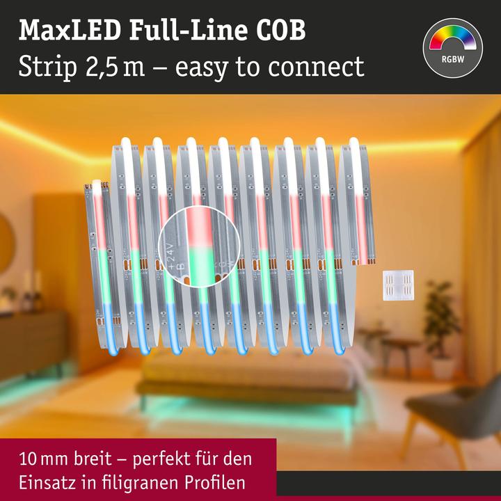 Produktbild Paulmann MaxLED 1000 Full-Line COB Stripe (RGBW, 250 cm, Indoor)